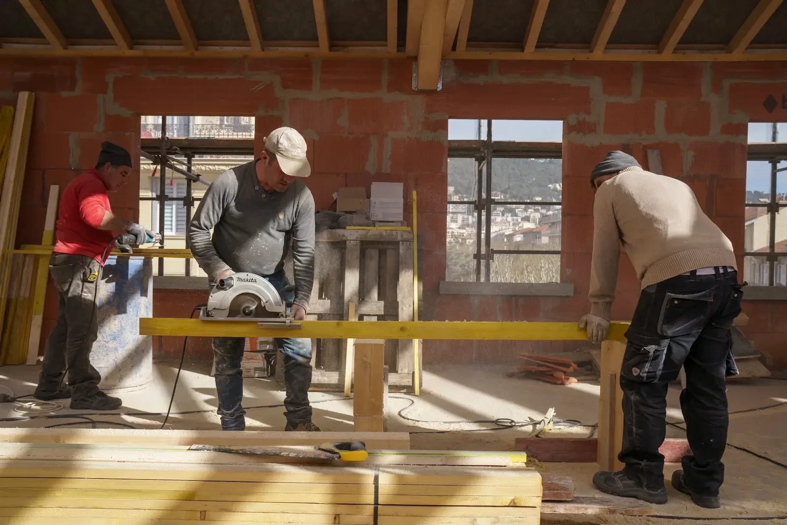 Chantier surélévation