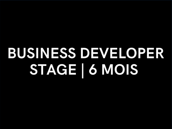 Stage - Business Developer