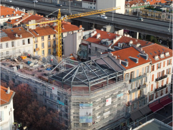 Nice : Chantier du Malaussena